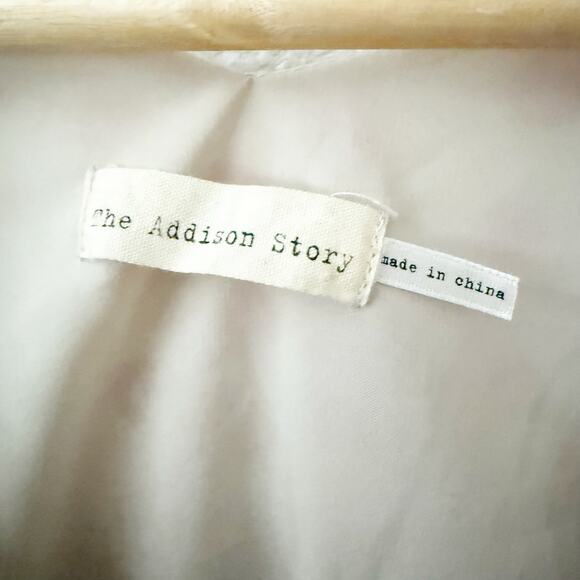 THE ADDISON PROJECT x ANTHROPOLOGIE | Collecting Dots Dress Silk Nude Red | XS - Picture 4 of 8